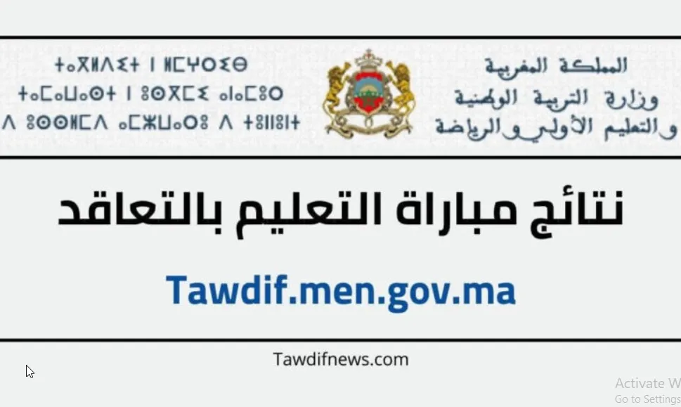 نتائج مباراة التعليم النهائية 2024 المغرب لوائح الناجحين men.gov.ma 