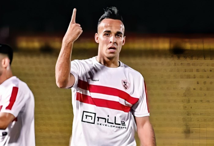 ناصر منسي يحقق الهدف الثاني الرائع للزمالك في شباك البنك الأهلي (شاهد الفيديو المثير)