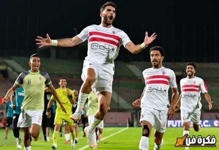 ناصر منسي يقود هجوم الزمالك بقوة وإصرار أمام المصري في الدوري الممتاز