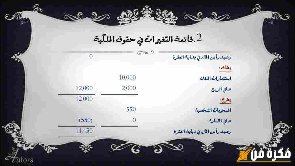 قائمة التغير في حقوق الملكية: اكتشف كيف تؤثر العوامل المالية على مستقبل أموالك!