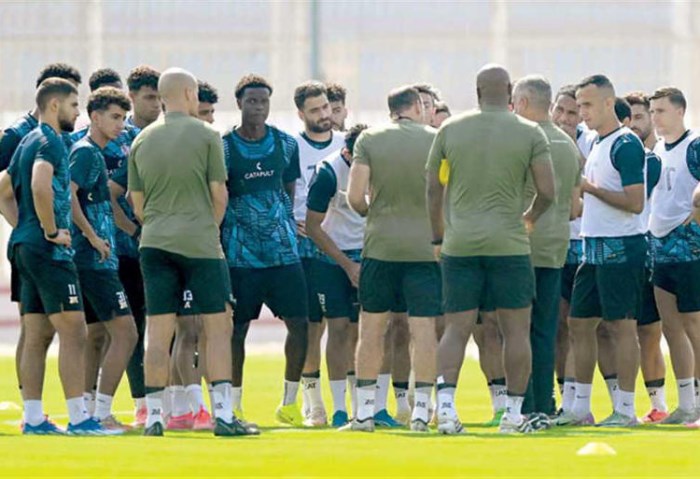 جوميز يودع لاعبي الزمالك في التدريب قبل الرحيل إلى السعودية