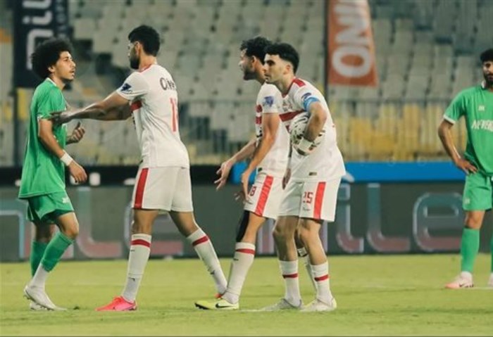 رباعي الزمالك المصاب يظهر في المران قبل موقعة المصري البورسعيدي