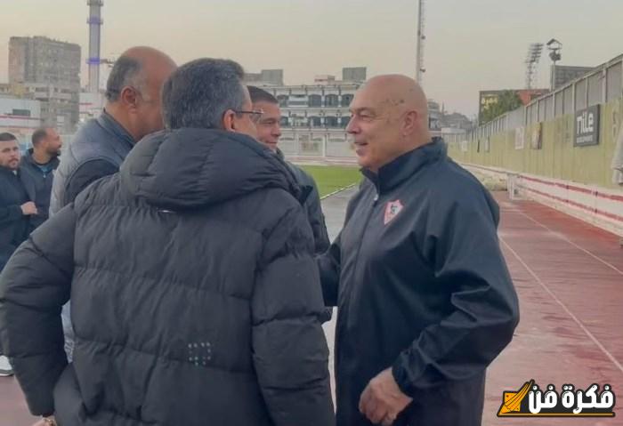 بعد غياب 1380 يوما، جروس يظهر في الملاعب عن طريق بوابة الزمالك