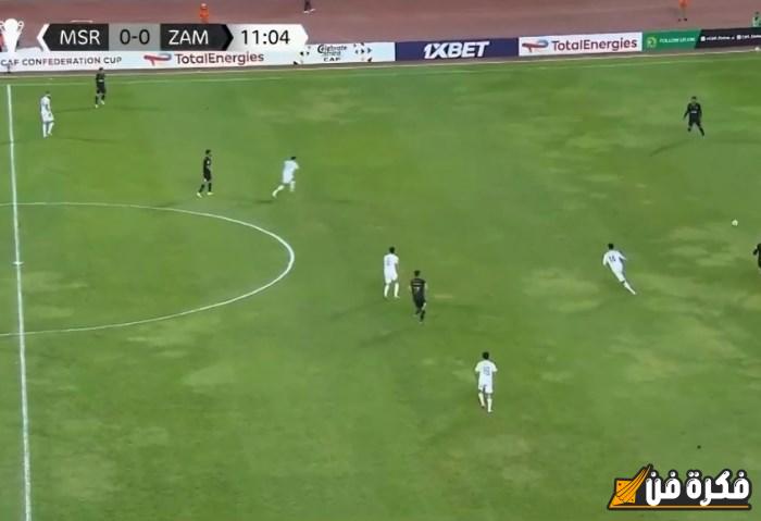 التعادل البارد يسيطر على منتصف الشوط الأول في مواجهة الزمالك والمصري