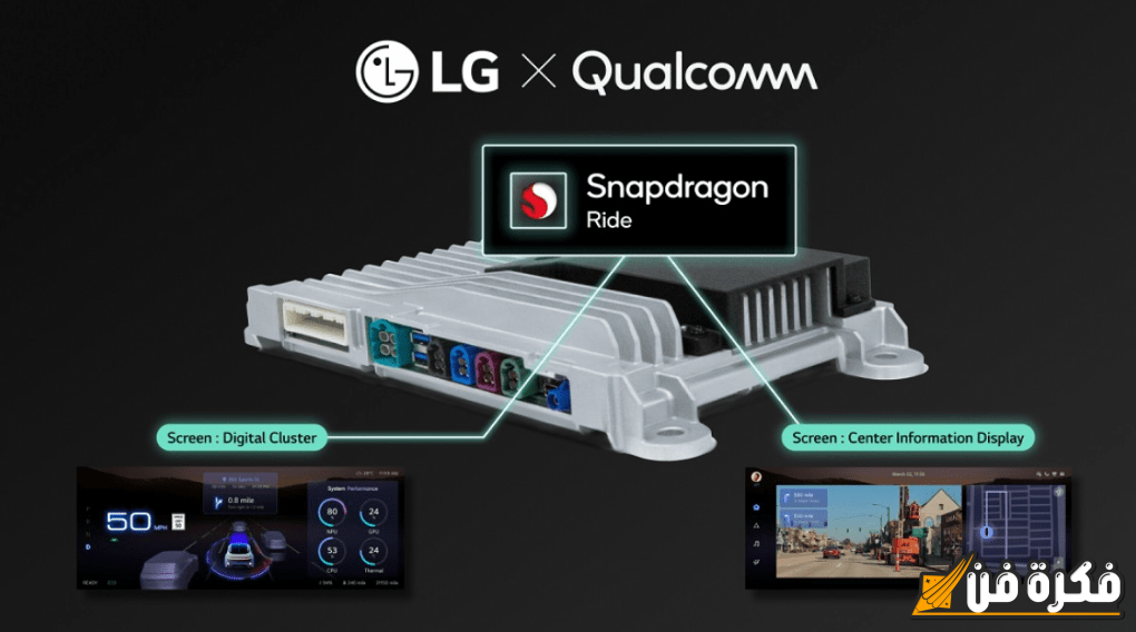 تعاون LG و Qualcomm لإحداث ثورة في تجربة القيادة الذكية في CES 2025!